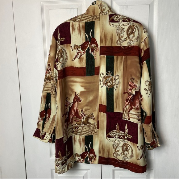 Patterned Wool Blend Jacket - Picture 6 of 16